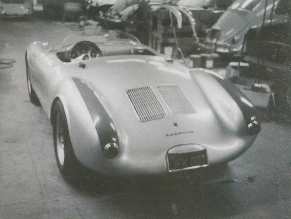 The Ex-Willett Brown, Vasek Polak, Fred Sebald, Richard A. Barbour, George Reilly,1956 Porsche 1.5-litre TYP 550/1500 Rennsport Syder Sports-Racing Two-Seater  Chassis no. 550-0090 image 3