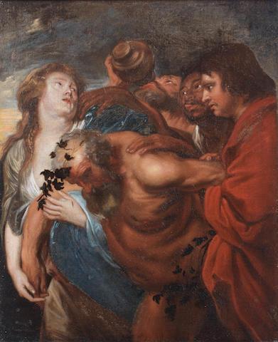 After Sir Anthony van Dyck, 18th Century The Drunken Silenus