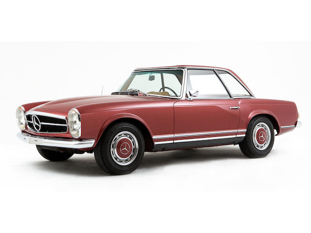 1969 Mercedes-Benz 280SL 5-Speed ZF gearbox convertible with Hardtop  Chassis no. 113044 10 006445 Engine no. 130983 10 002572
