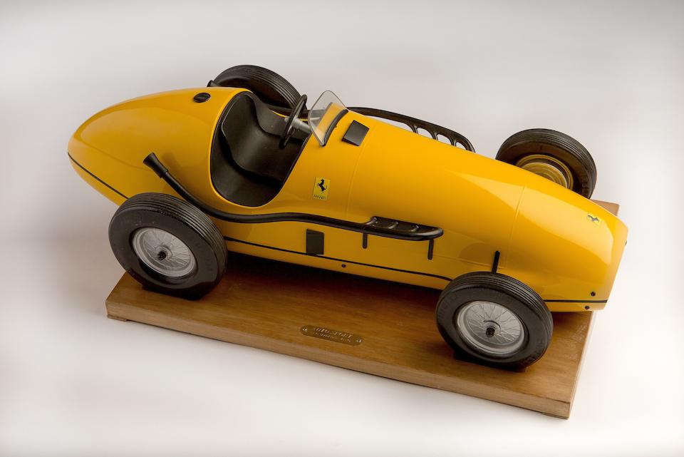 A model of Jacques Swaters' Ferrari 500F2,