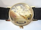 Thumbnail of George Daniels. A very rare and fine 18K gold limited series manual wind instantaneous calendar wristwatch with power reserve indication, co-axial escapement and start stop mechanism, Daniels Anniversary Edition, No.24/35 image 4