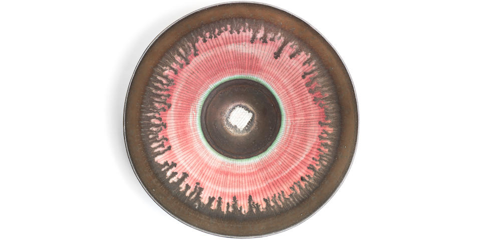 A Porcelain Bowl by Dame Lucie Rie (Austrian/British, 1902-1995)  IMPRESSED 'LR' SEAL; CIRCA 1976