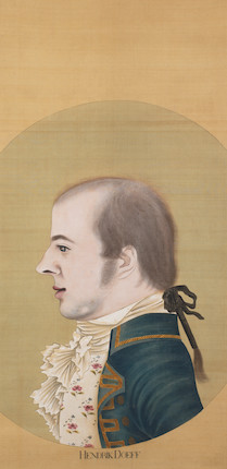 ATTRIBUTED TO ISHIZAKI YUSHI (1768-1846) Portrait of Hendrik Doeff Edo period (1615-1868), circa 1809-1830 (4) image 1