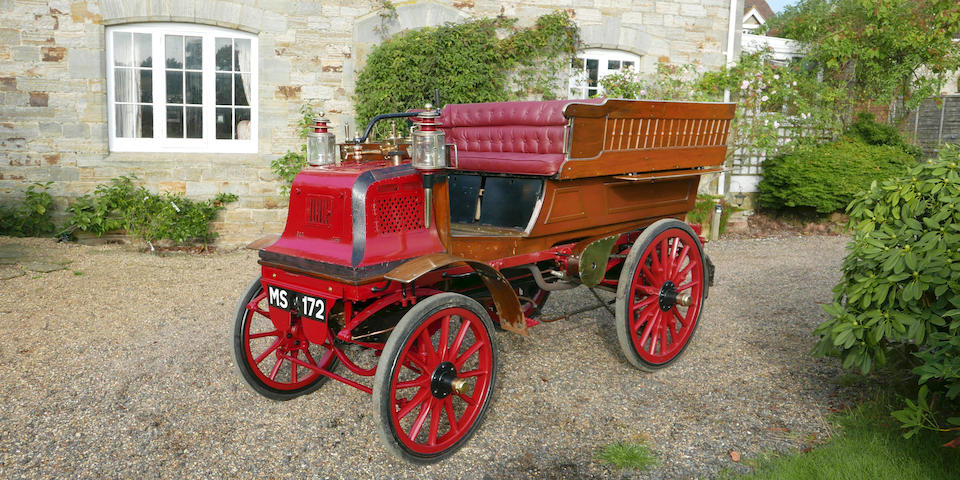 1897 Daimler 4HP Twin-Cylinder Rougemont Wagonette  Chassis no. 1197