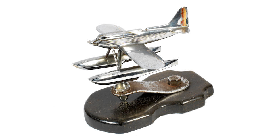 A rare banking 'Schneider Trophy Seaplane' mascot, British, circa 1930,