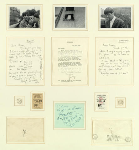 The Beatles: Letters from George Harrison and other memorabilia, 1963-1965,