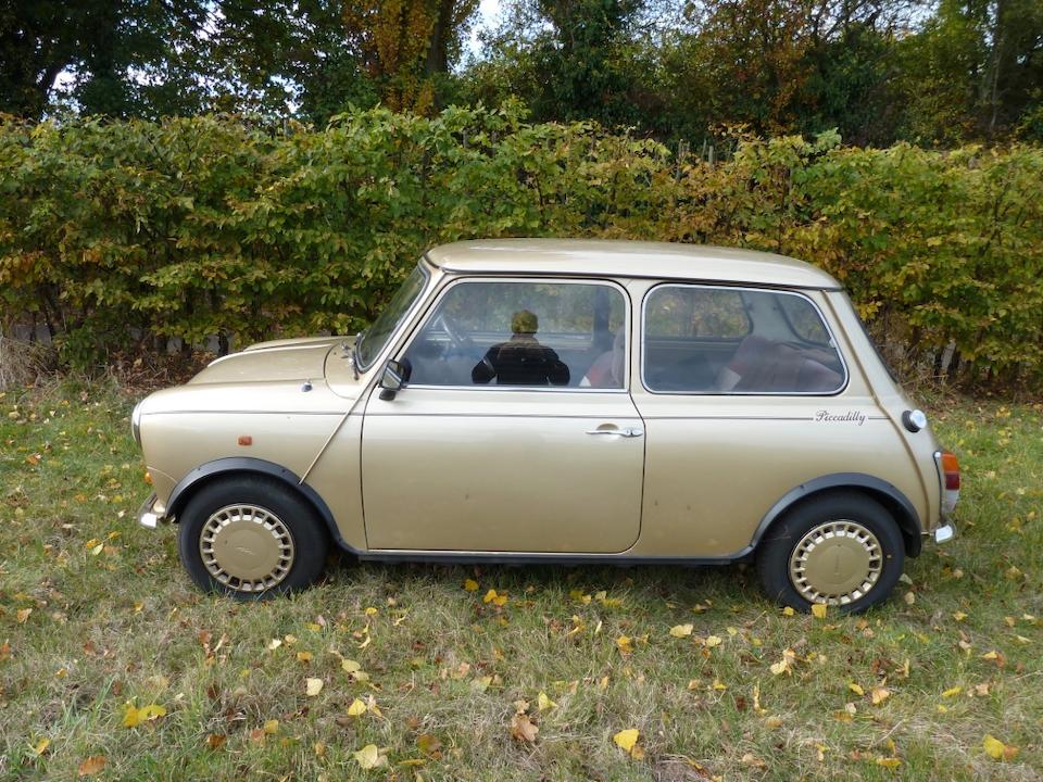 1986 Mini Piccadilly Saloon  Chassis no. SAXXL2S1020322548