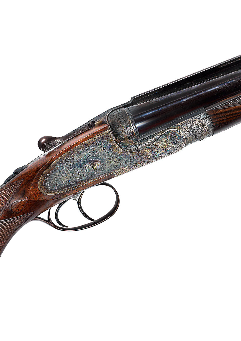 A very fine .375(H&H Magnum Flanged) 'Royal' sidelock ejector rifle by Holland & Holland, no. 35606  In its brass-mounted oak and leather case with canvas cover