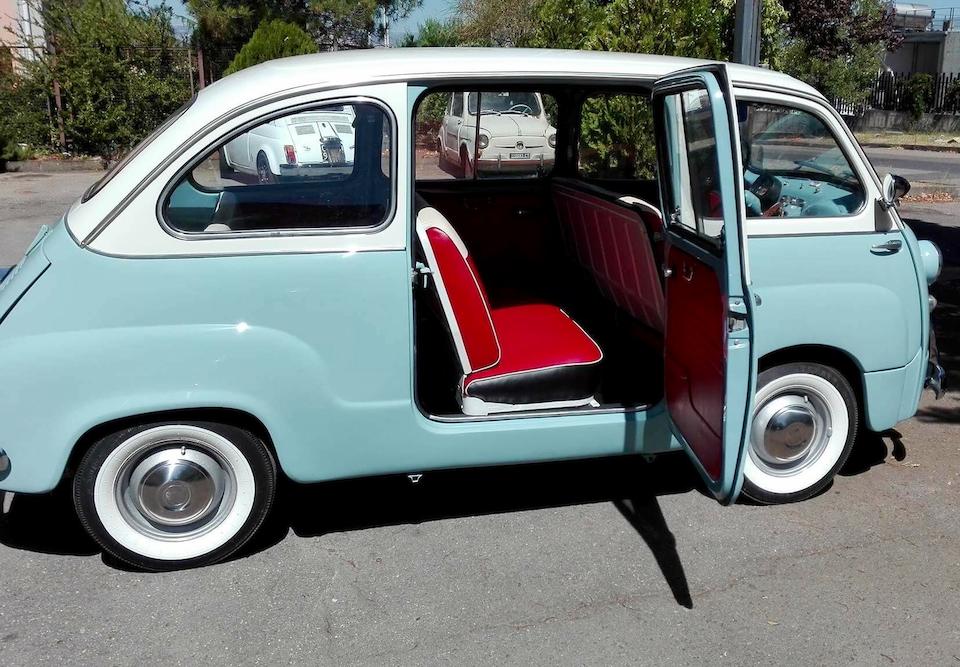 1961 FIAT 600D Multipla  Chassis no. 095200