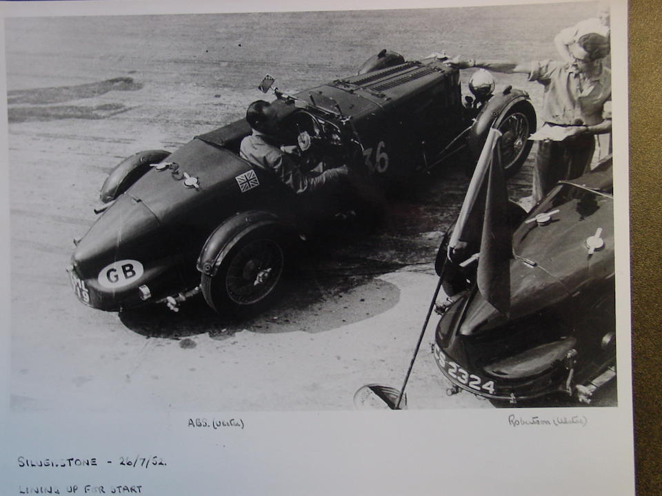 Engag&#233;e aux 24 Heures du Mans 1935 par l'usine, 5e  de sa classe,Aston Martin Ulster Sports deux places 1935