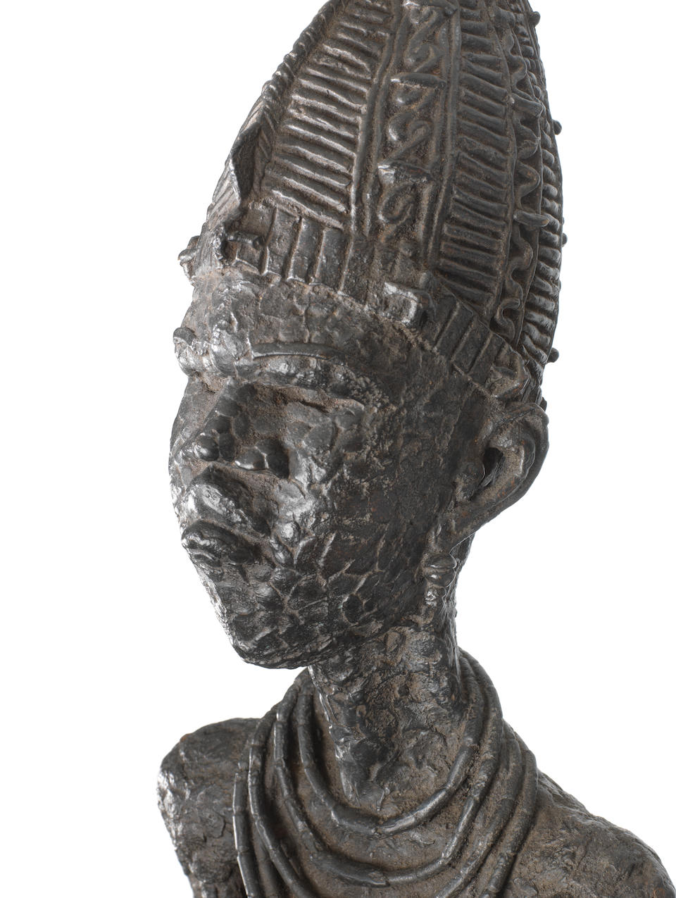 Benedict Chukwukadibia Enwonwu M.B.E (Nigerian, 1917-1994) Anyanwu (1956) 236 x 71 x 45cm (92 15/16 x 27 15/16 x 17 11/16in).