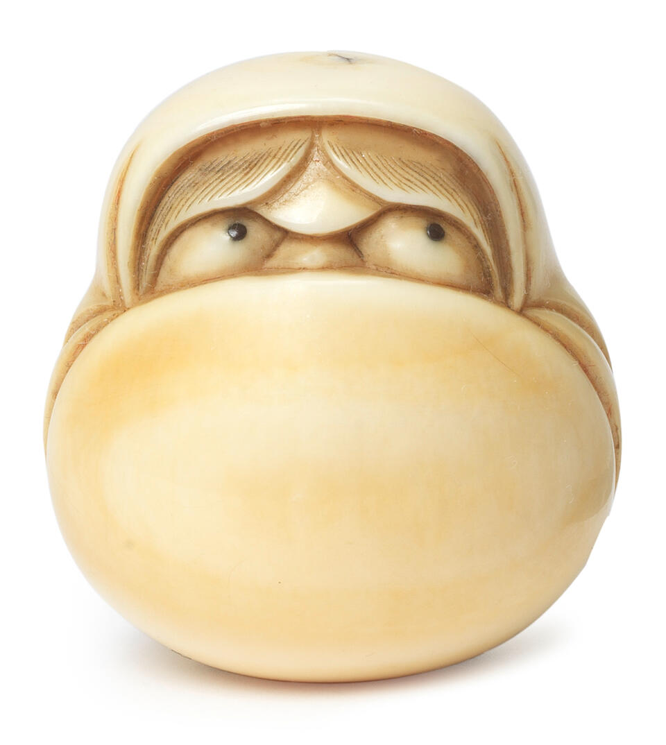 Bonhams An Ivory Netsuke Of Daruma Style Of Ozaki Kokusai Shiba Tokyo Late 19th Century Bonhams An Ivory Netsuke Of Daruma Style Of Ozaki Kokusai Shiba Tokyo Late 19th Century