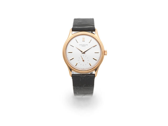 Patek Philippe. An 18K gold manual wind wristwatch  Calatrava, Ref: 3923, Circa 1990