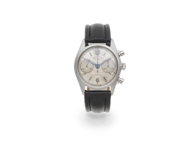 Rolex. A stainless steel manual wind chronograph wristwatch Ref: 4500, Circa 1946