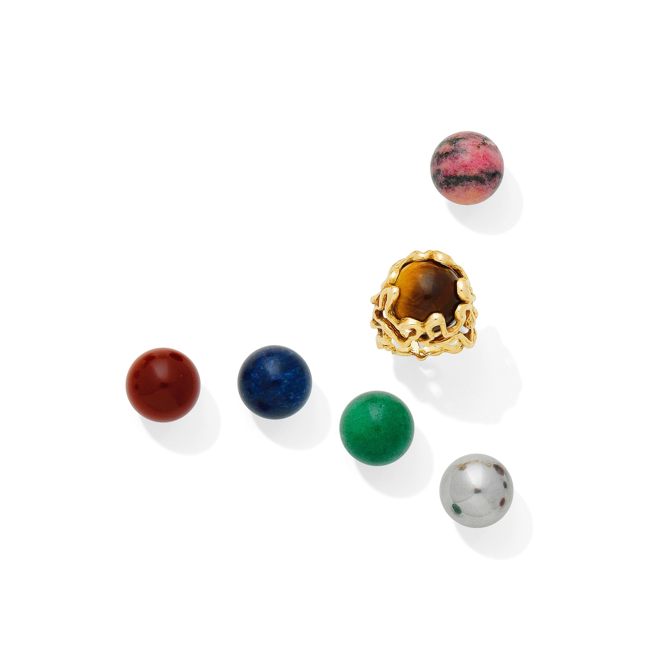 A gem-set ring, by Gilbert Albert,