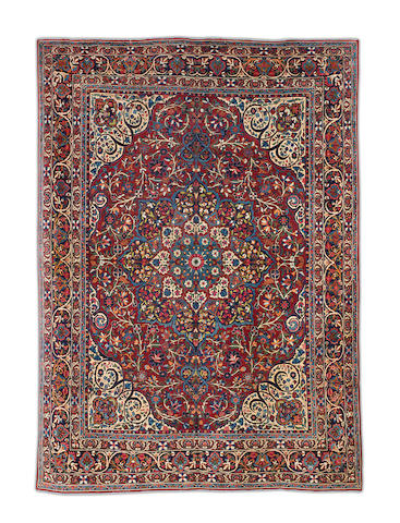 A Tehran Carpet Central Persia,  395cm x 283cm
