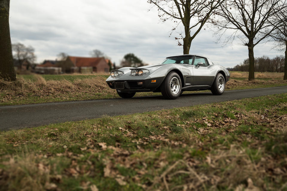Only 56 miles from new,1978 Chevrolet Corvette '25th Anniversary' Targa-Top Coup&#233;  Chassis no. 1Z87L8S439566
