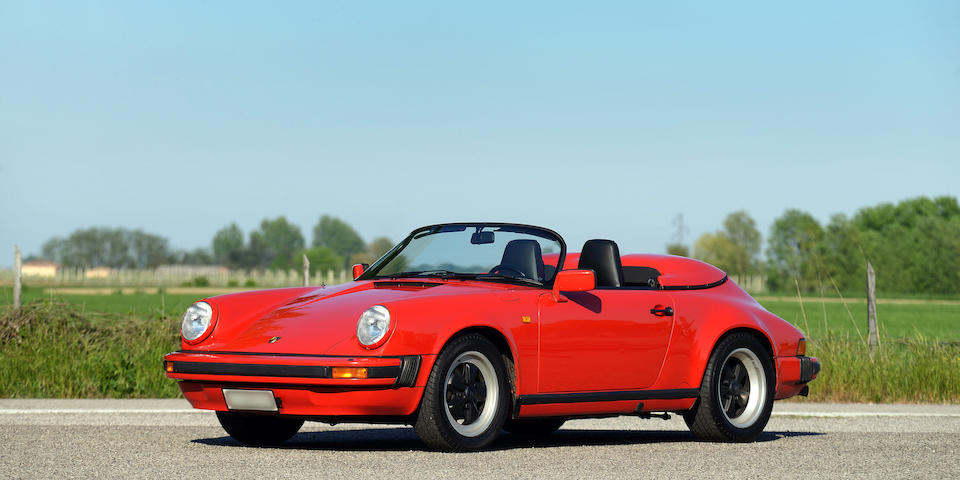 One of only 171 examples built,1989 Porsche  911 3.2-Litre 'Narrow-body' Speedster  Chassis no. WPOZZZ91ZKS152253