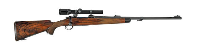 A fine .338(Win Mag) bolt-magazine sporting rifle by George Gibbs, no. 7933