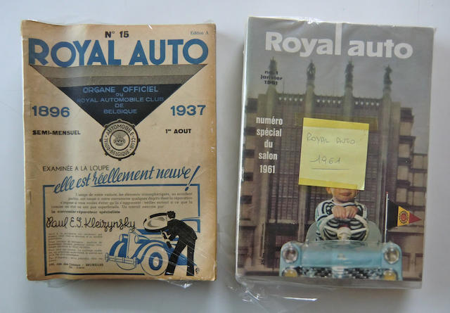 RACB 'Royal Automobile Club de Belgique' magazine various issues from 1932 onwards (30)