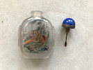 Thumbnail of A Chinese inside-painted 'tiger' rock crystal snuff bottle Attributed to Liu Shouben, dated by inscirption 1969 image 14