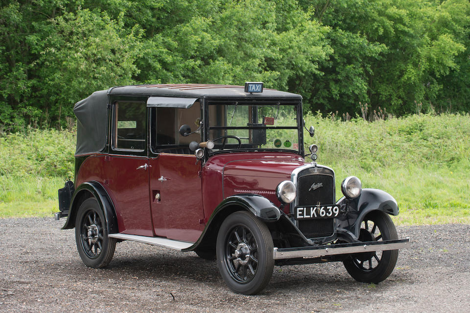 1937 Austin 12/4 Low-loader London Taxicab  Chassis no. R/2 81474