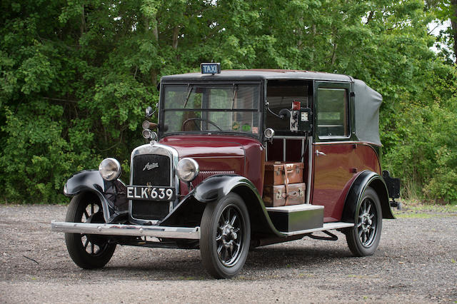 1937 Austin 12/4 Low-loader London Taxicab  Chassis no. R/2 81474