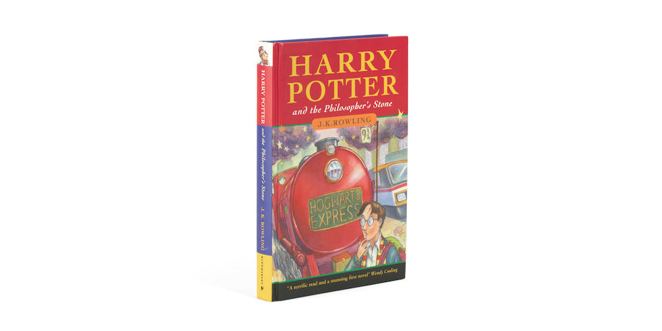 ROWLING (J.K.) Harry Potter and the Philosopher's Stone, FIRST EDITION, FIRST ISSUE, AUTHOR'S PRESENTATION COPY, inscribed "27.7.97 For Meera, Donnie, Nastassia and Kai, with lots of love from Jo (also known as J.K. Rowling)", Bloomsbury, 1997