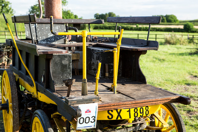 The ex-George Milligen Collection, 2017 LBVCR entered,1896 Salvesen Steam Cart  Chassis no. SA1 image 5