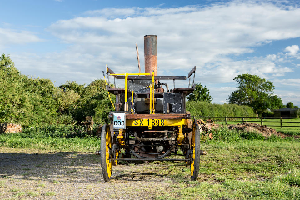 The ex-George Milligen Collection, 2017 LBVCR entered,1896 Salvesen Steam Cart  Chassis no. SA1