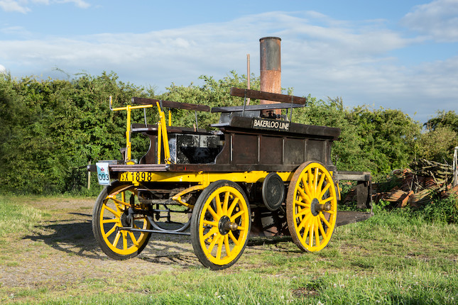 The ex-George Milligen Collection, 2017 LBVCR entered,1896 Salvesen Steam Cart  Chassis no. SA1 image 3