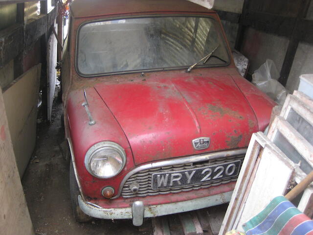 Bonhams 1959 Austin Mini Seven Saloon Project Chassis No A 57 3608