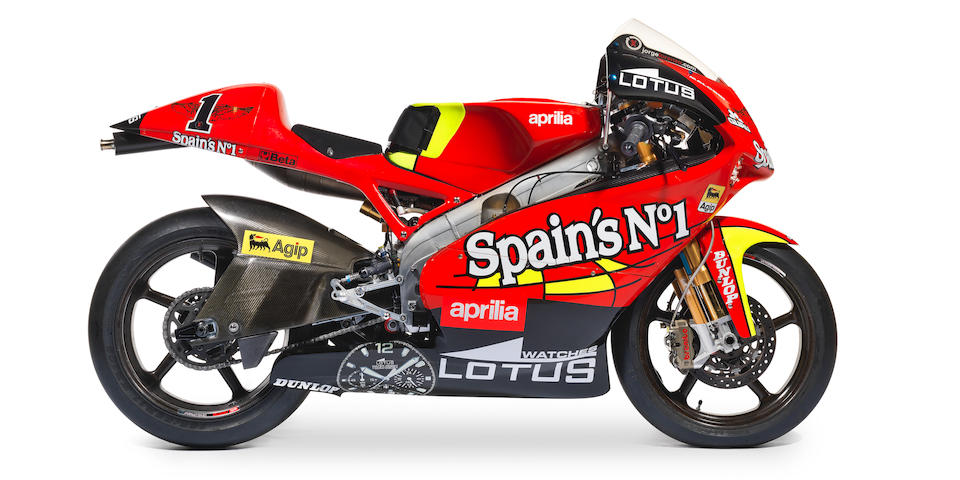 The ex-works, Jorge Lorenzo, 2007 World Championship-winning, 2007 Aprilia 250cc RSW Grand Prix Racing Motorcycle Frame no. TCC604 Engine no. 2500-301