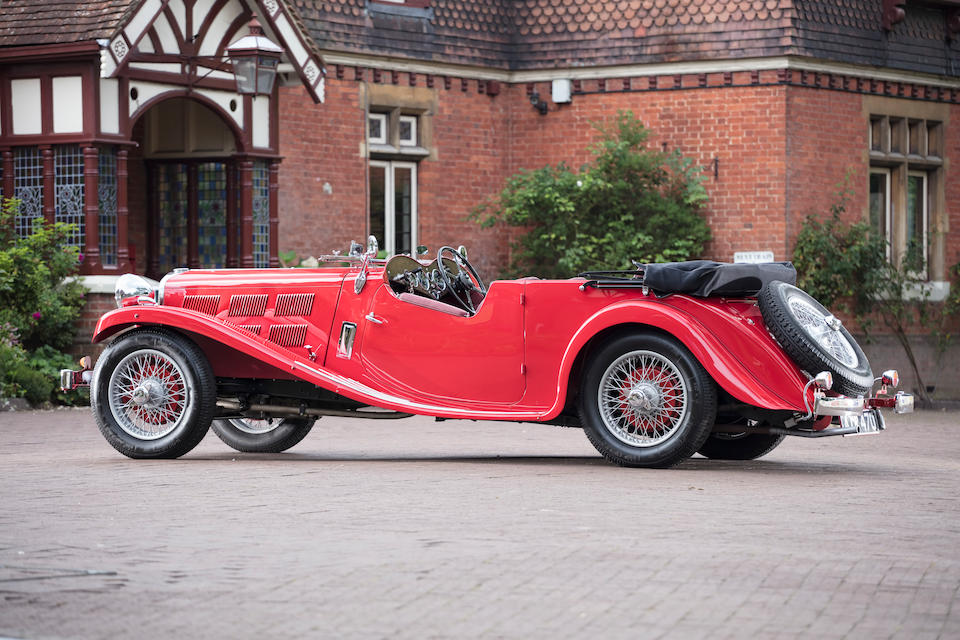 Property of a deceased's estate,1934 Triumph Gloria Six 15.7hp Speed Model Tourer  Chassis no. G6293