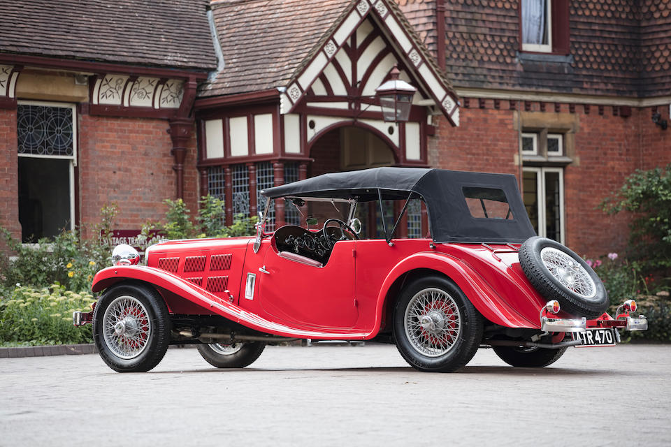Property of a deceased's estate,1934 Triumph Gloria Six 15.7hp Speed Model Tourer  Chassis no. G6293