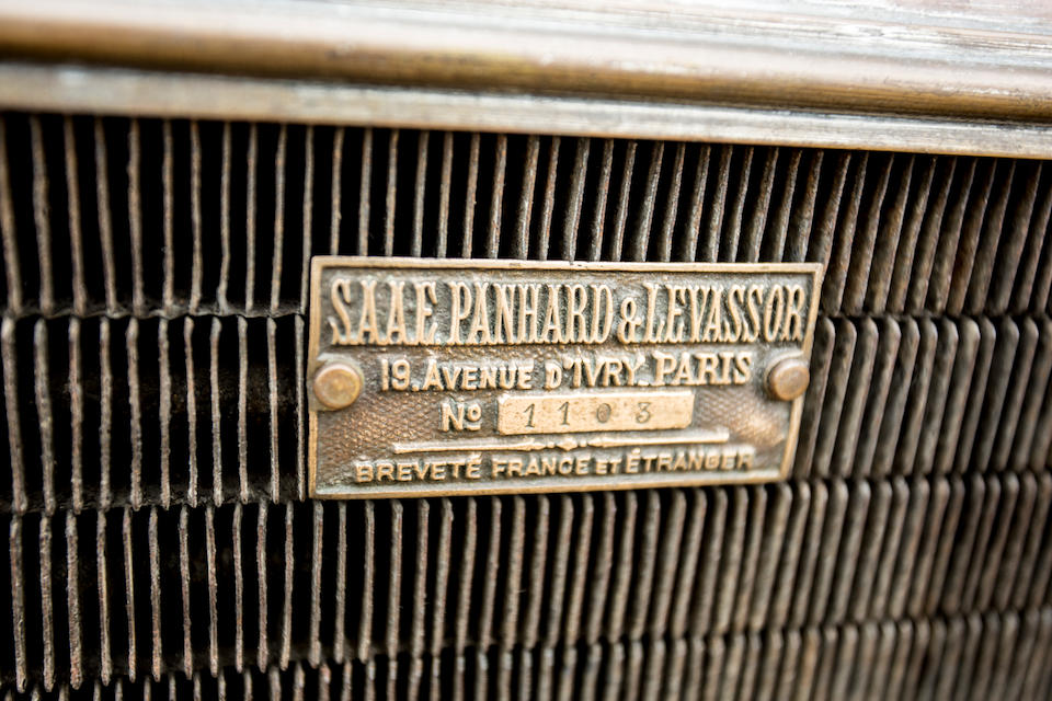 1908 Panhard et Levassor  Model XI Type TAF Open Drive Limousine  Chassis no. 17129