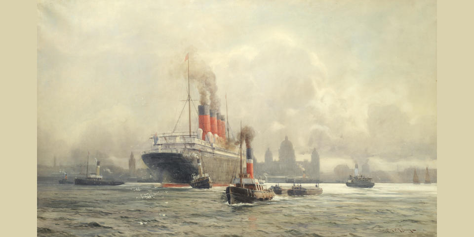 Samuel John Milton Brown (British, 1873-1965) 'The Pride of the Port'