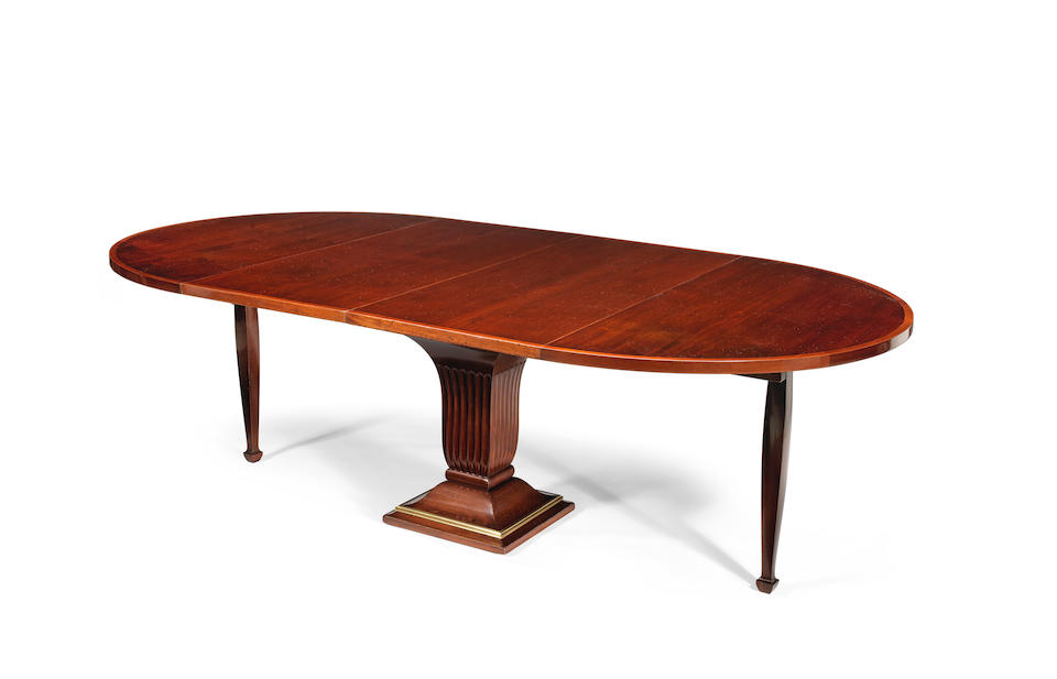 Armand-Albert Rateau (French, 1882-1938); An Art Deco Circular Dining Table STAMPED SIGNATURE AND NUMBERED; CIRCA 1928