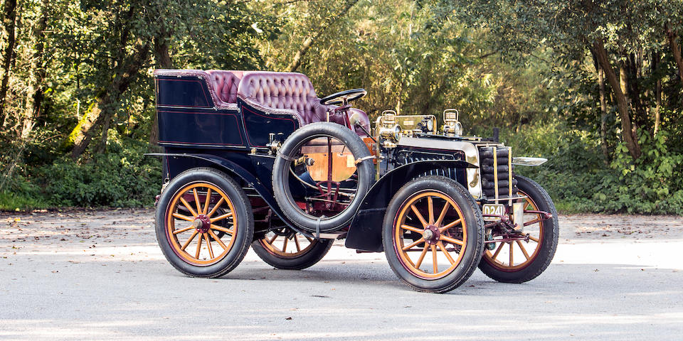 1903 Darracq Model H 12hp Twin-Cylinder Rear Entrance Tonneau  Chassis no. 3753