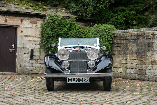 One of only 12 built,1937 Alvis 4.3-Litre 'Short Chassis' Tourer  Chassis no. 14328 image 59