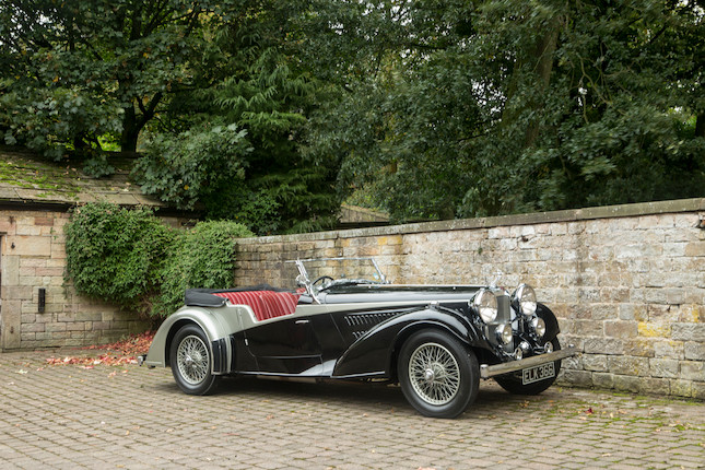 One of only 12 built,1937 Alvis 4.3-Litre 'Short Chassis' Tourer  Chassis no. 14328 image 31