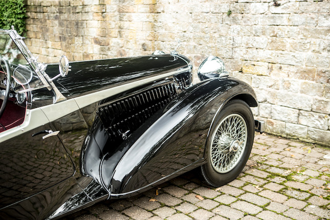 One of only 12 built,1937 Alvis 4.3-Litre 'Short Chassis' Tourer  Chassis no. 14328 image 17