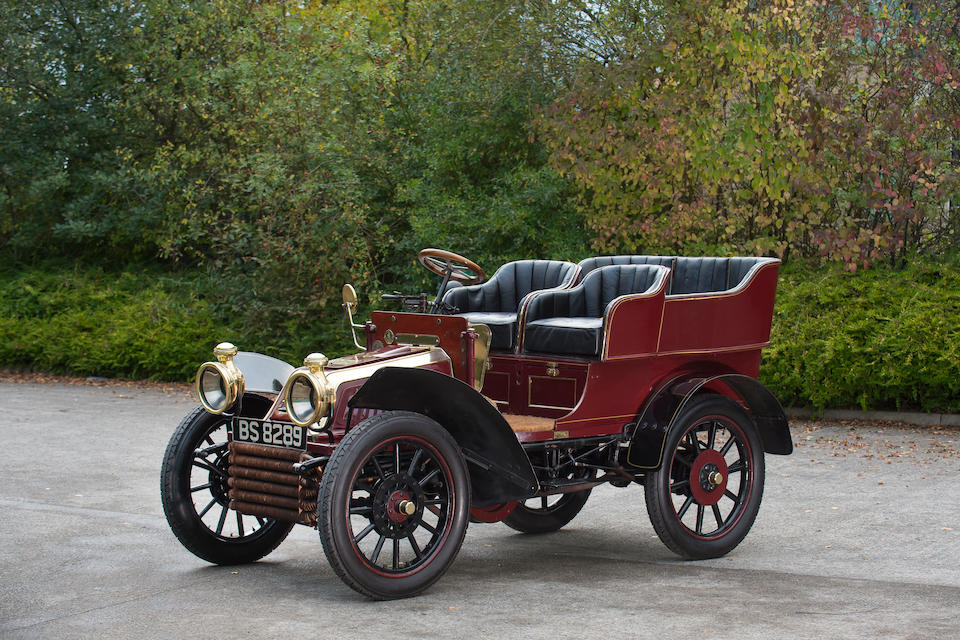 1901 Schaudel 10hp Twin-Cylinder Four-seat Rear-entrance Tonneau  Chassis no. 2