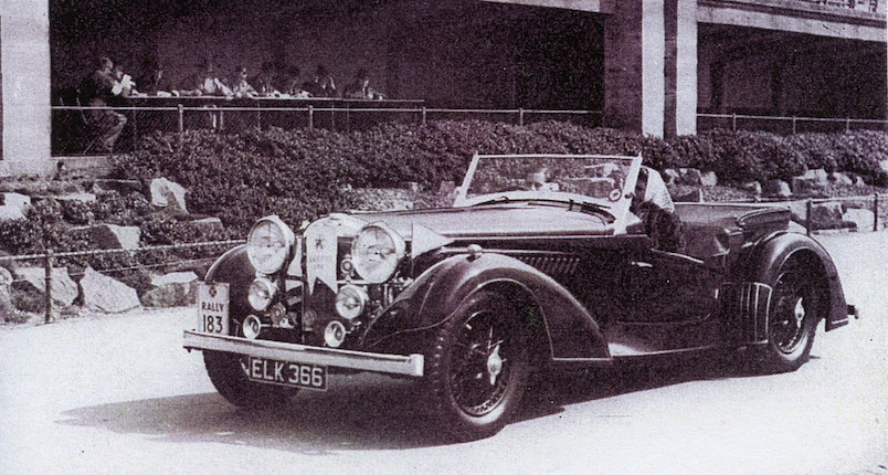 One of only 12 built,1937 Alvis 4.3-Litre 'Short Chassis' Tourer  Chassis no. 14328 image 5