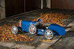 An electrically powered 'Type 52 Baby Bugatti' replica child's car, c. 2002