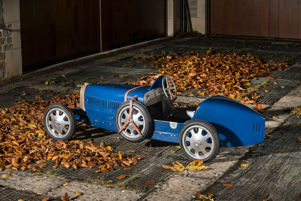 An electrically powered 'Type 52 Baby Bugatti' replica child's car, c. 2002
