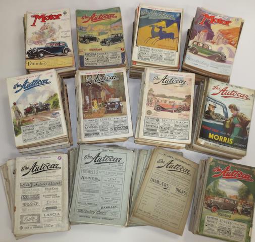 The Autocar; a quantity of assorted loose issues from 1900,   ((Qty))