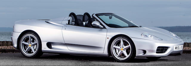 Property of a deceased's estate,2002 Ferrari F360 Spider  Chassis no. ZFFYT53C000126499
