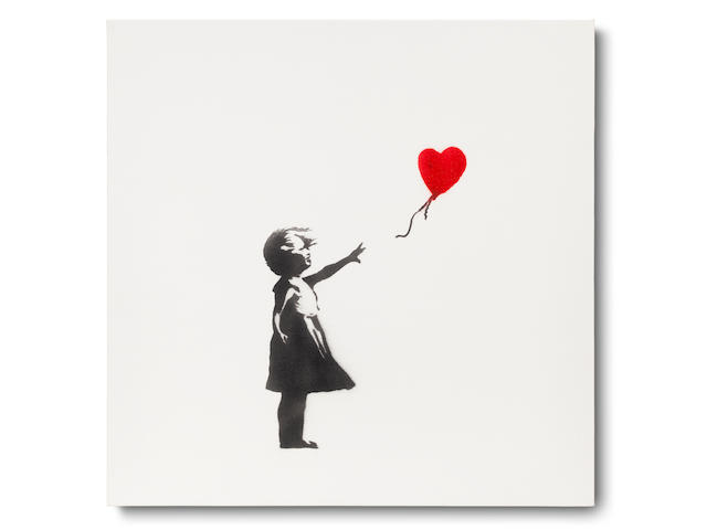 Banksy (British, born 1975) Girl and Balloon 2003
