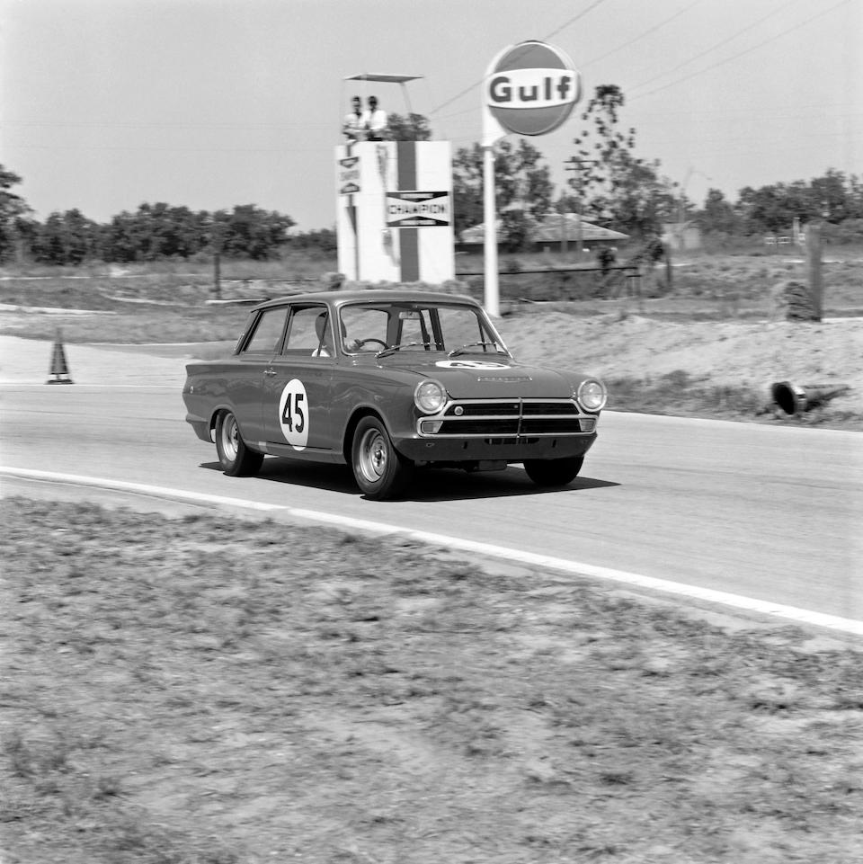 The ex-Alan Mann Racing,1965 Ford-Lotus Cortina Competition Saloon  Chassis no. BA74EU59035